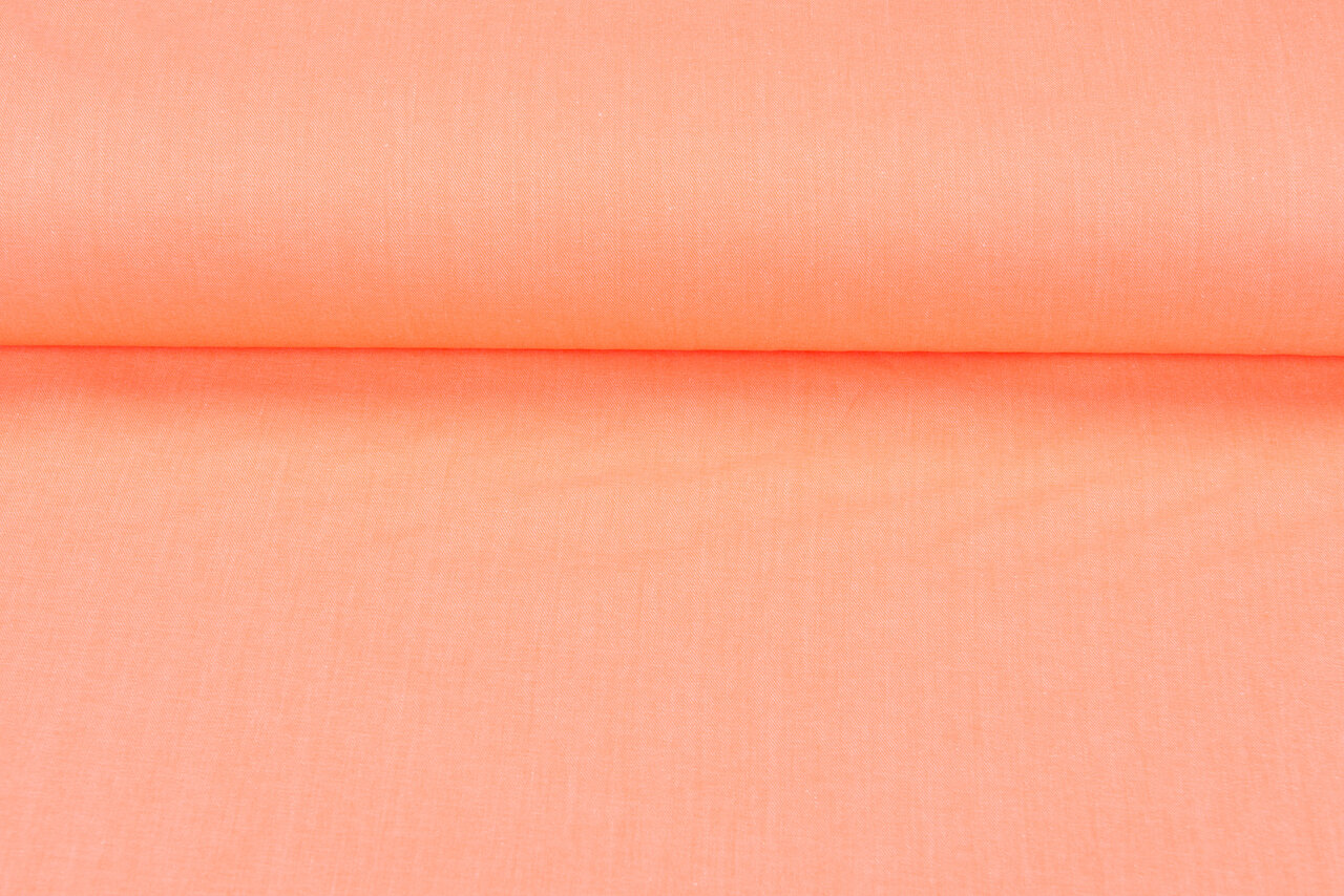 Katoenen Stretch neon oranje