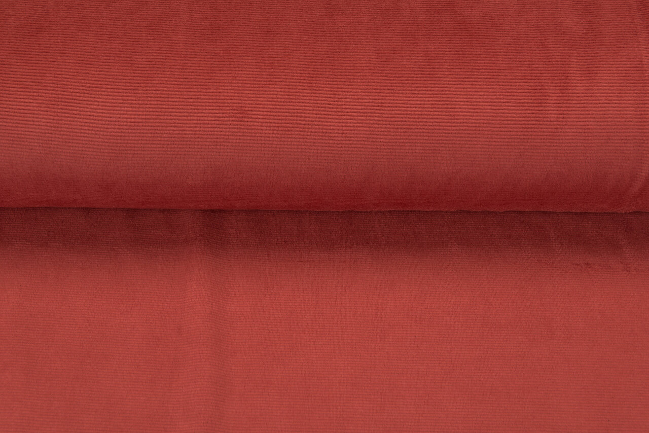 Feincord Jersey terracotta