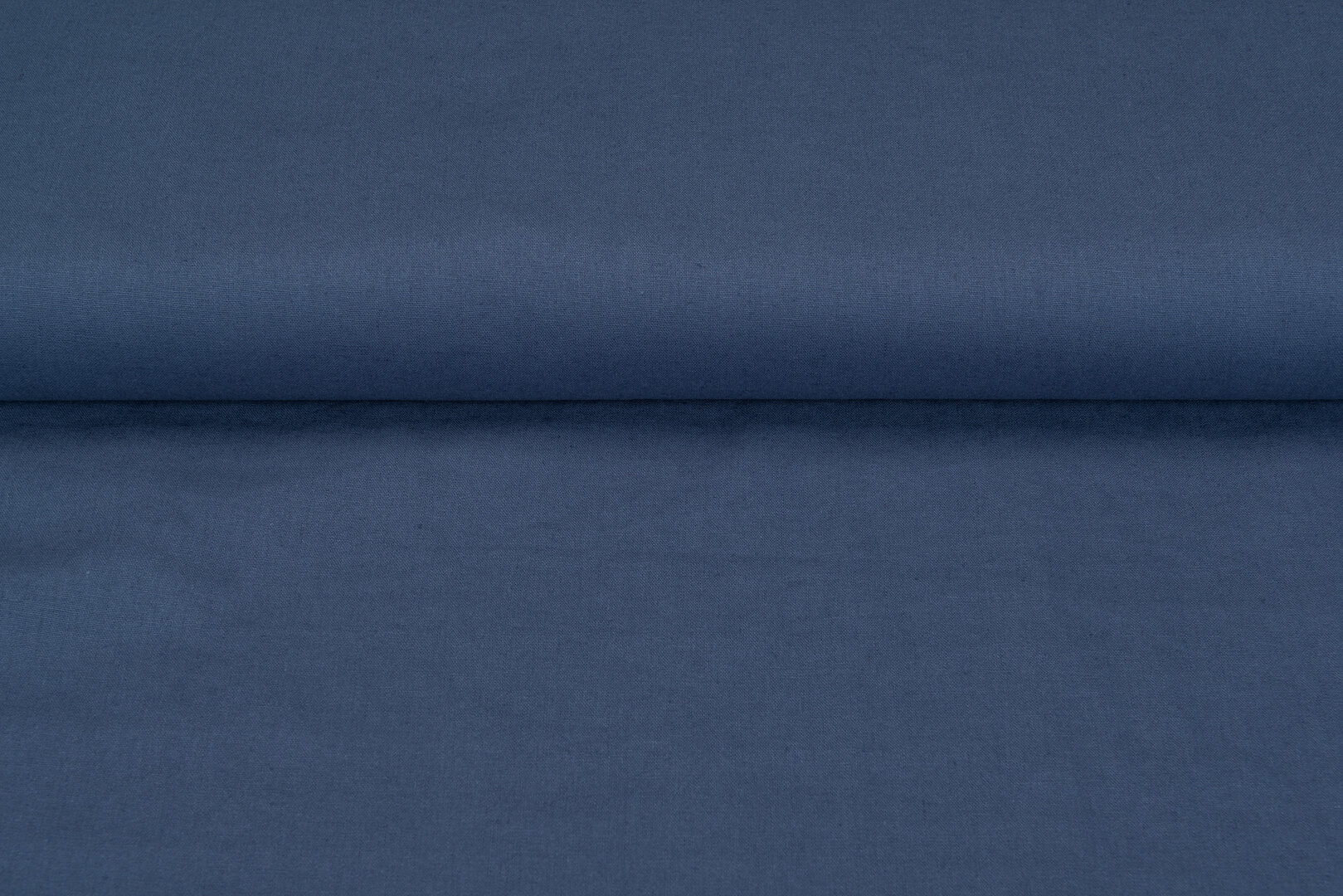 Katoenen linnen metaalblau