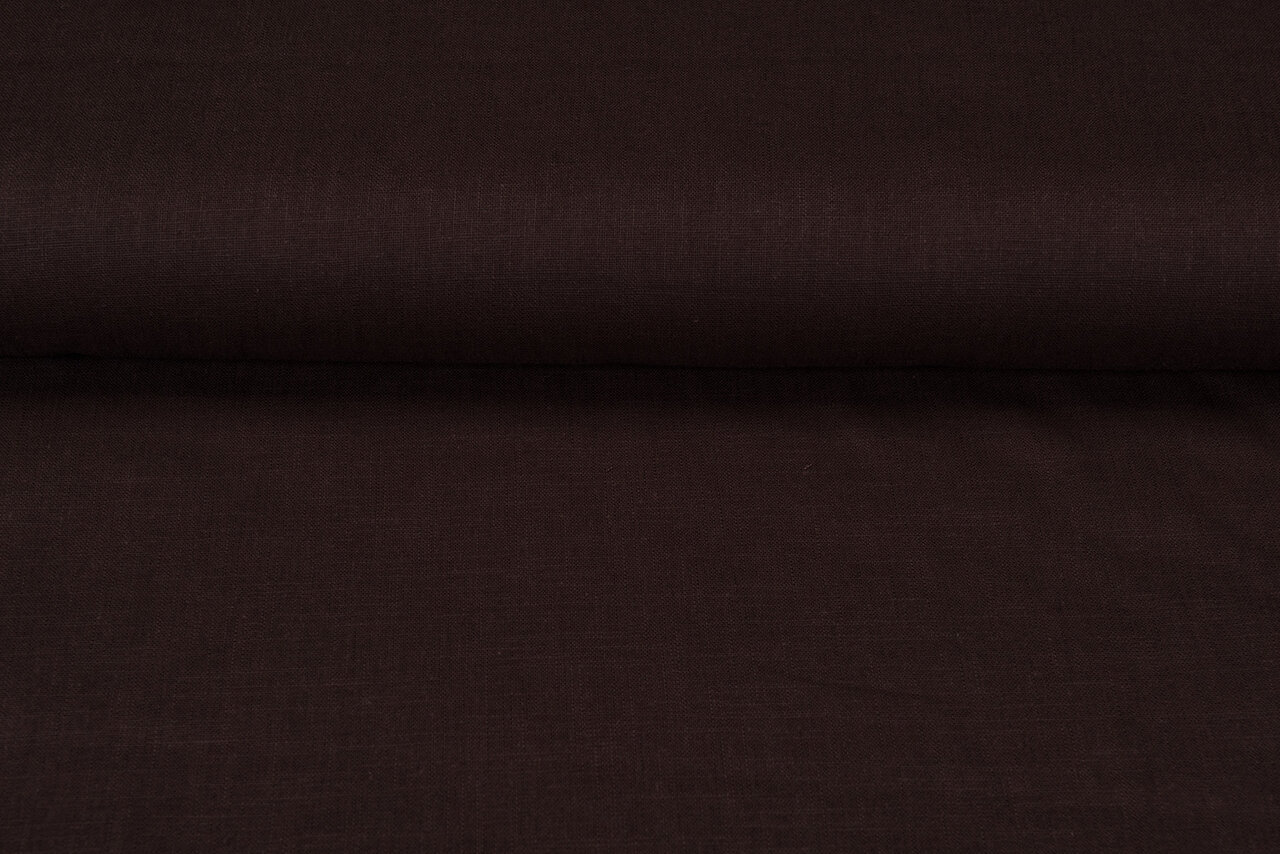 Leinen dunkelbraun