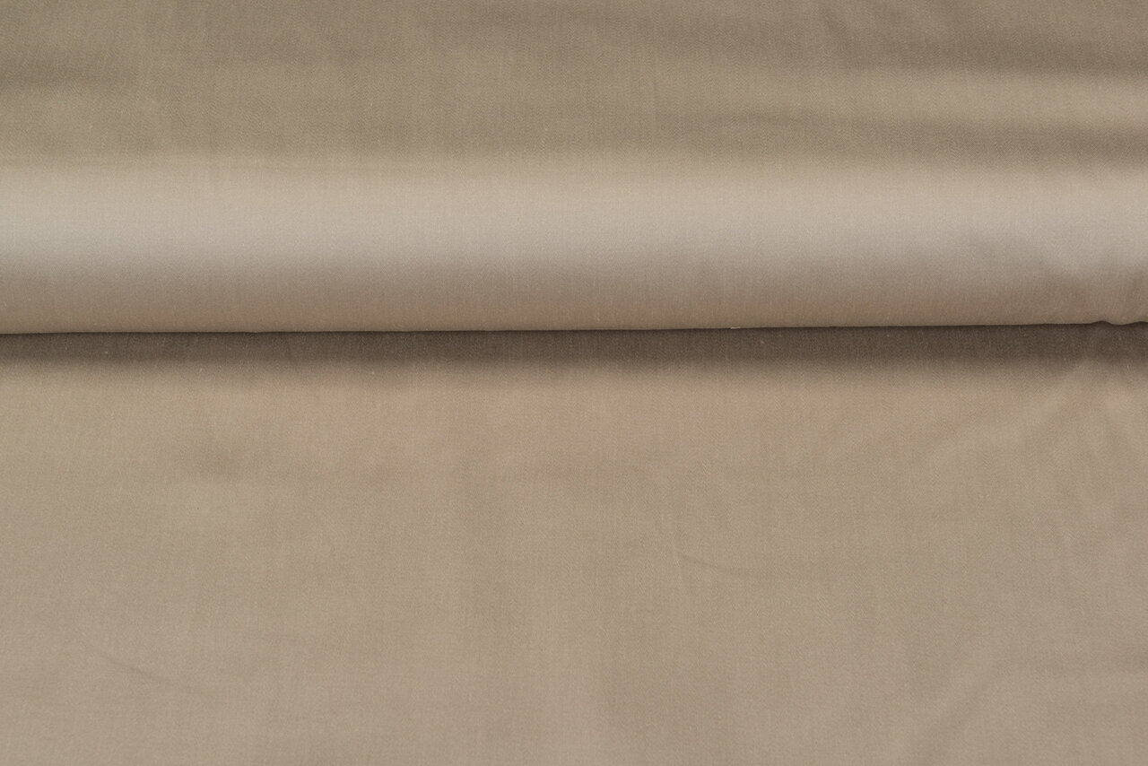 Baumwoll Stretch bronze-taupe