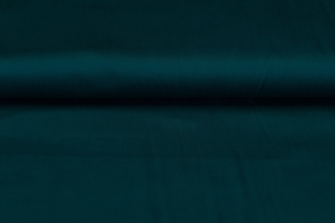 Katoenen Stretch donker petrol