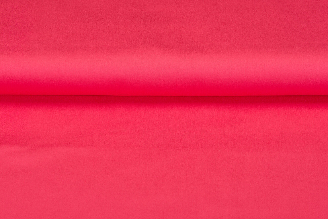 Katoenen Stretch donker roze