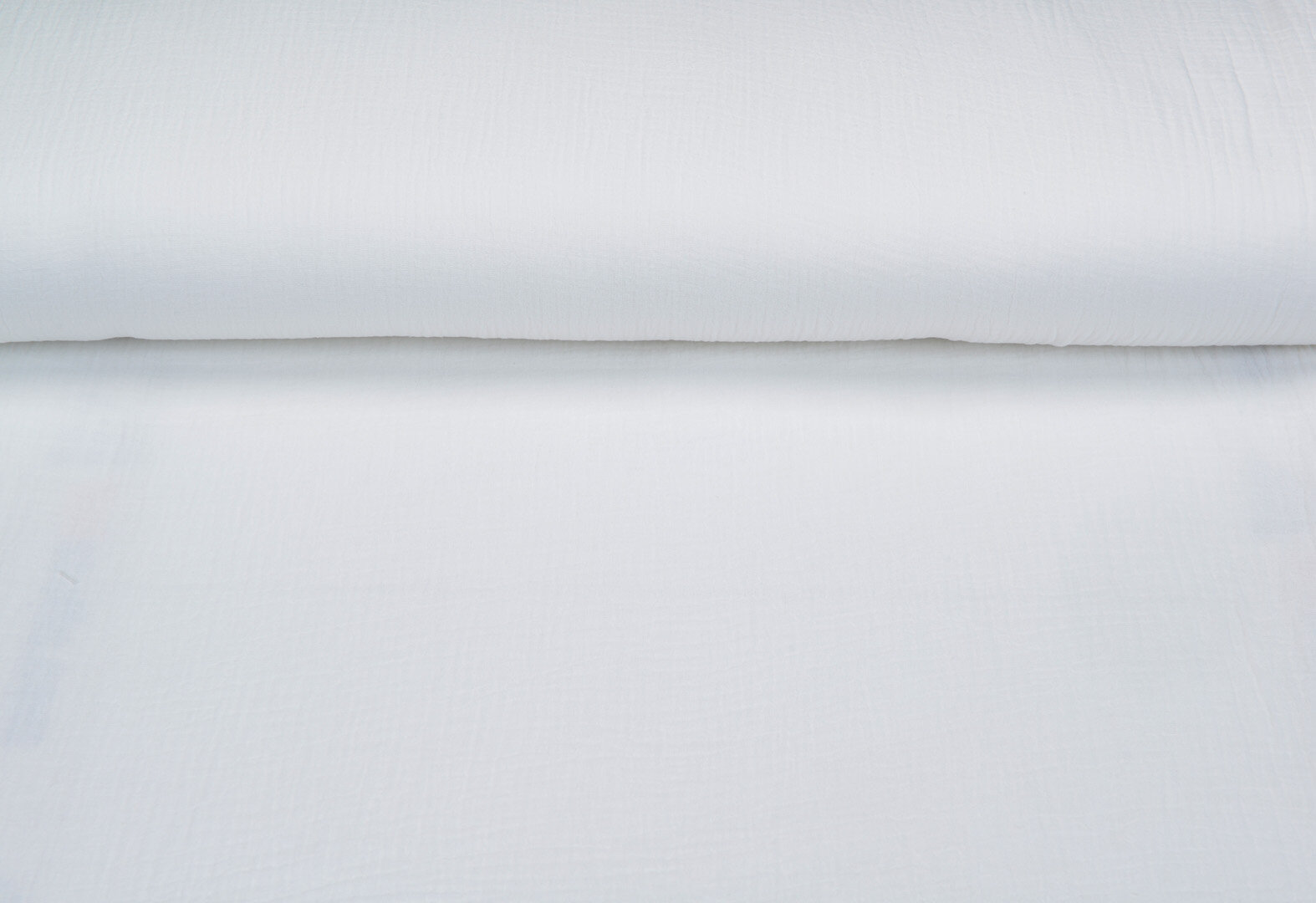 Katoenen mousseline uni ecru