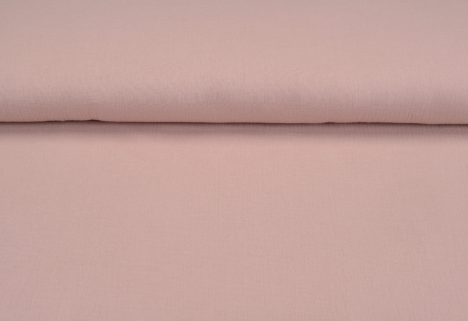 Baumwoll Musselin uni altrosa 1