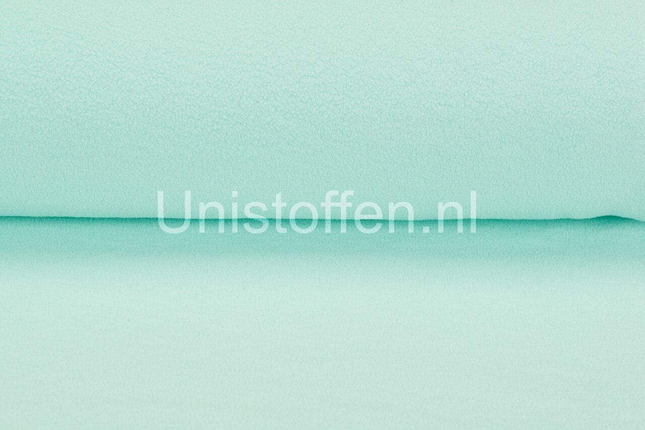 Katoenen Fleece mint