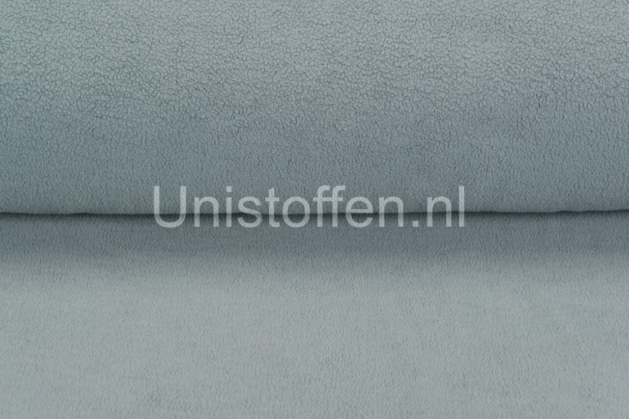 Baumwolle Fleece dunkelmint
