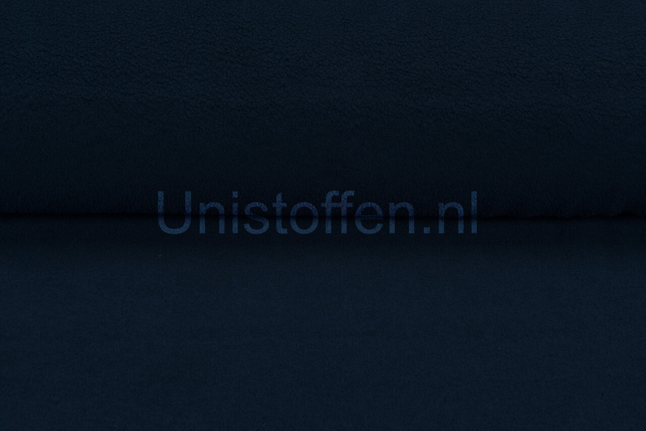 Baumwolle Fleece dunkelblau