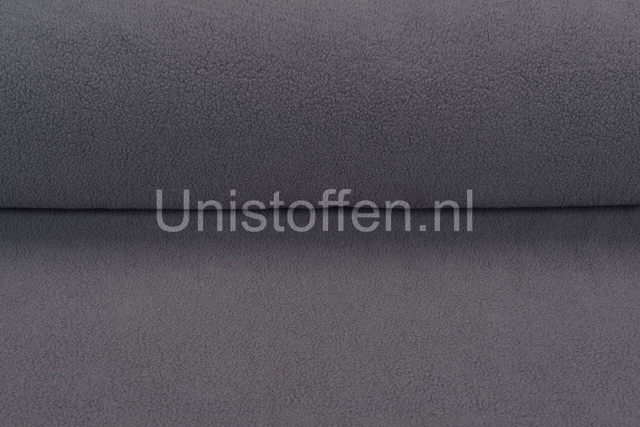 Katoenen Fleece grijs