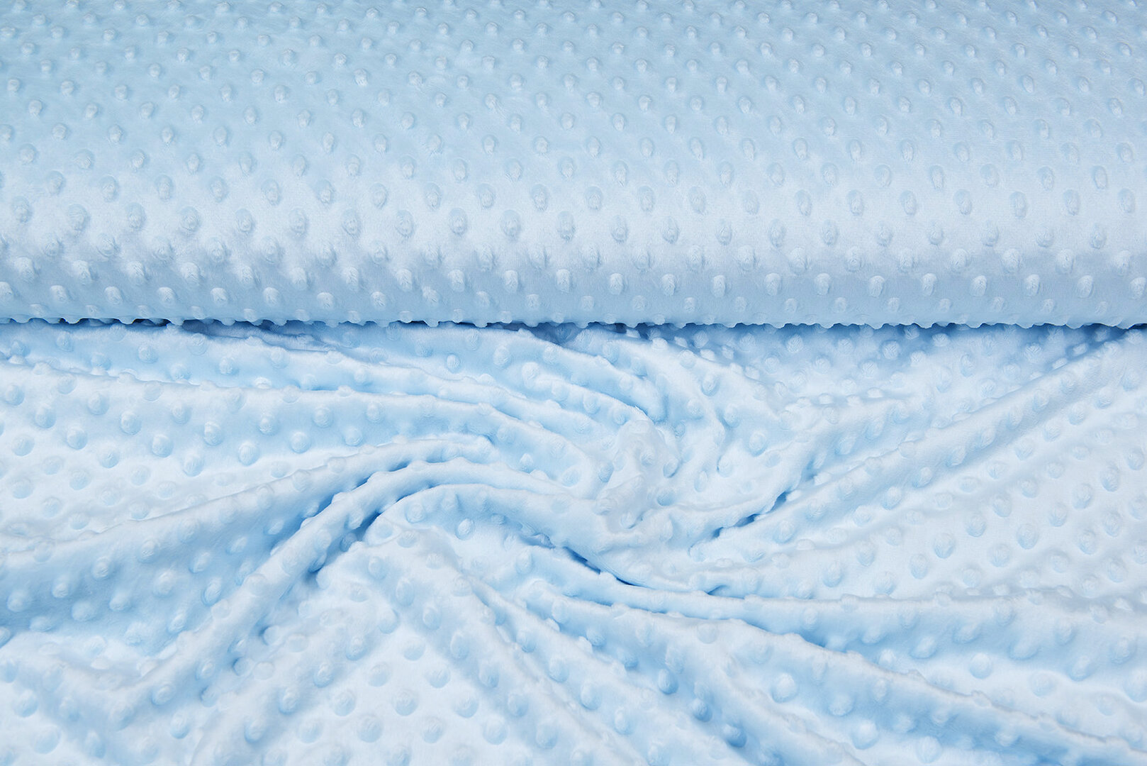 Minky fleece hellblau