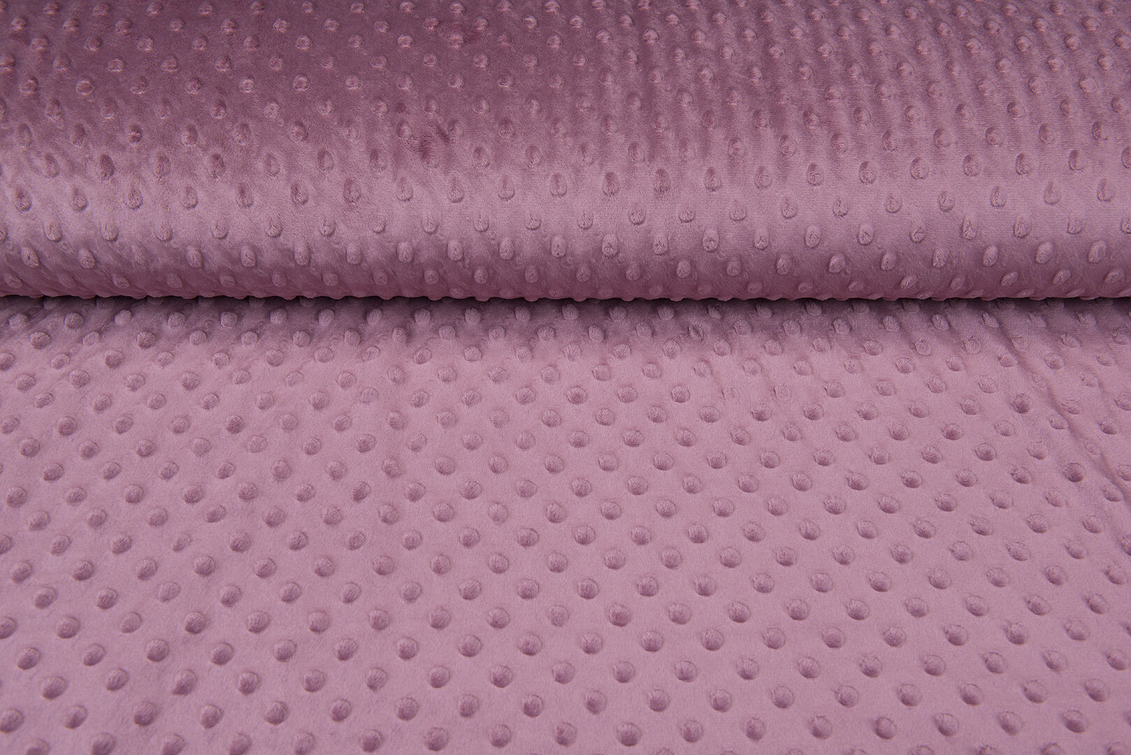 Minky fleece dunkel altrosa