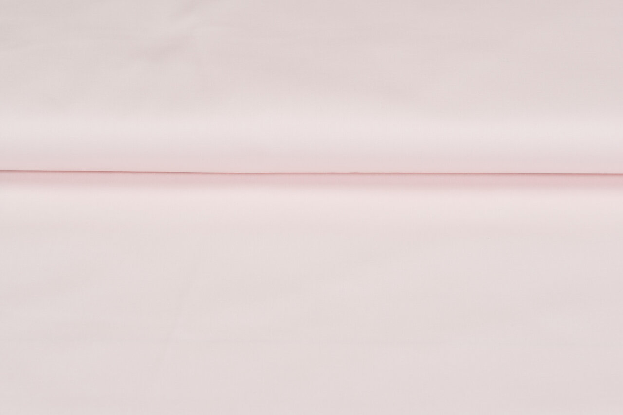 Katoen Poplin uni licht roze