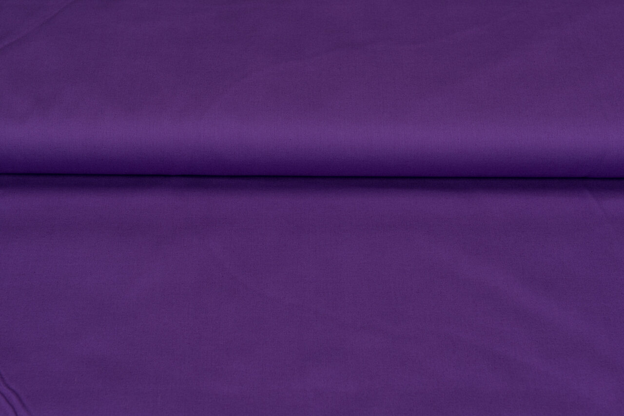 Katoen Poplin uni paars