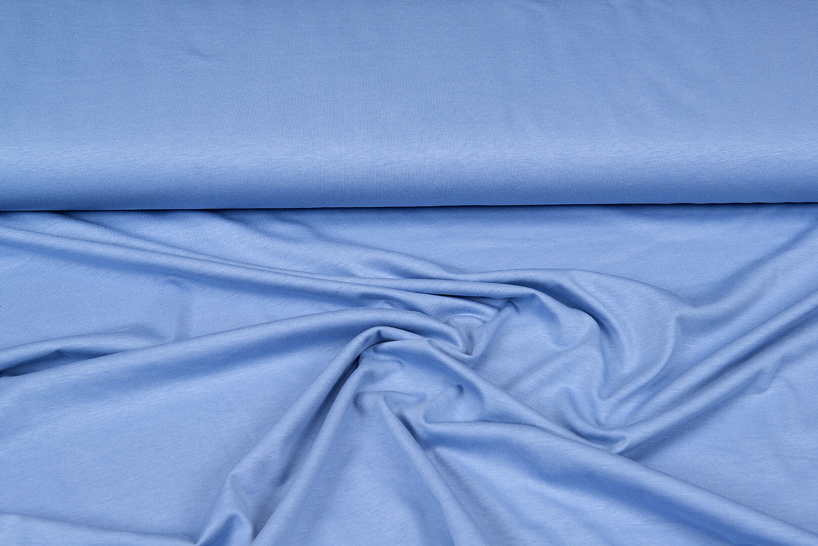 Viscose jersey licht metaalblauw