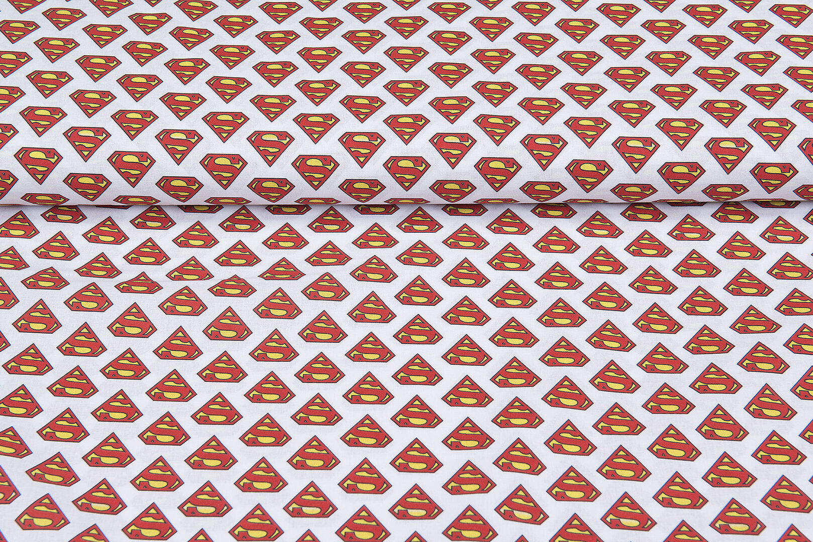 Licentie Katoen Poplin bedrukt Superman