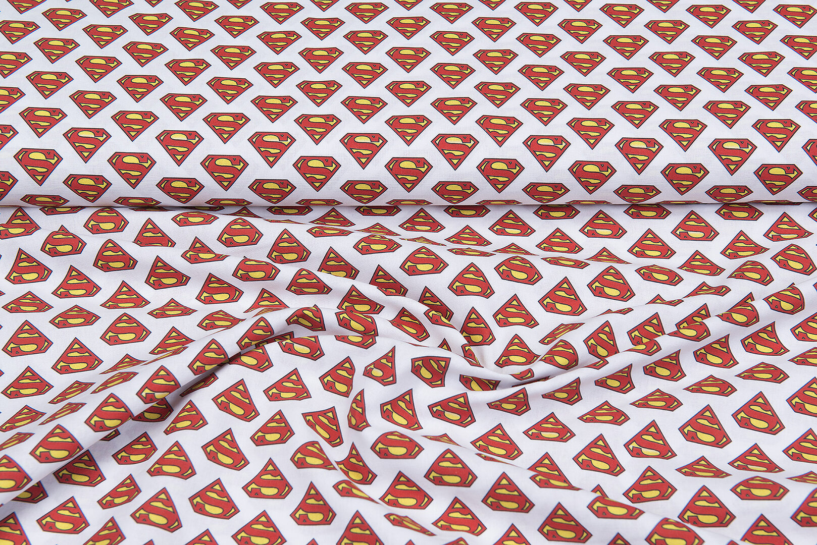 Licentie Katoen Poplin bedrukt Superman