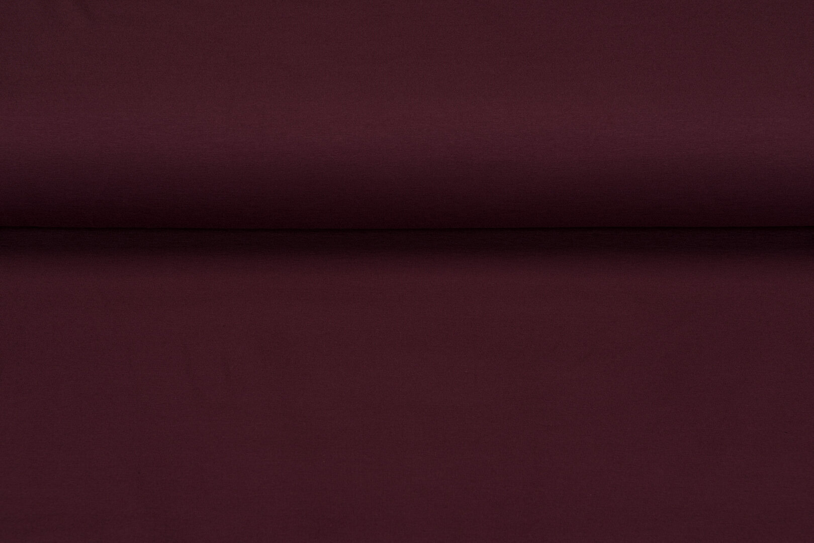 Katoenen Tricot uni bordeaux