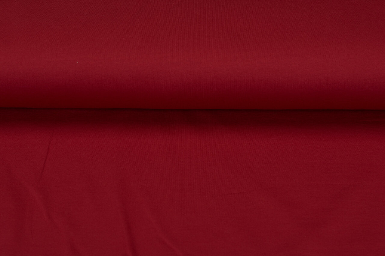 French Terry dunkelrot