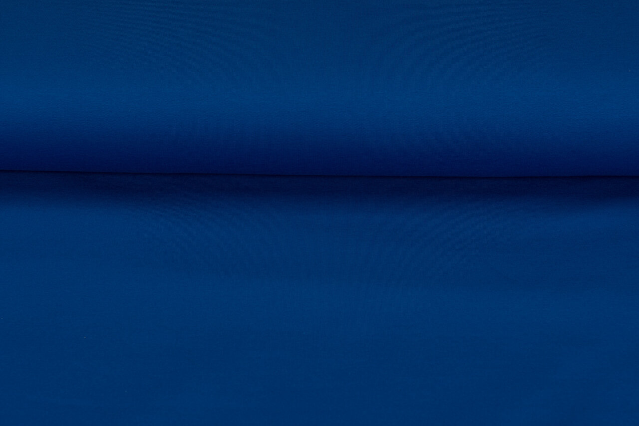 French Terry kobaltblau