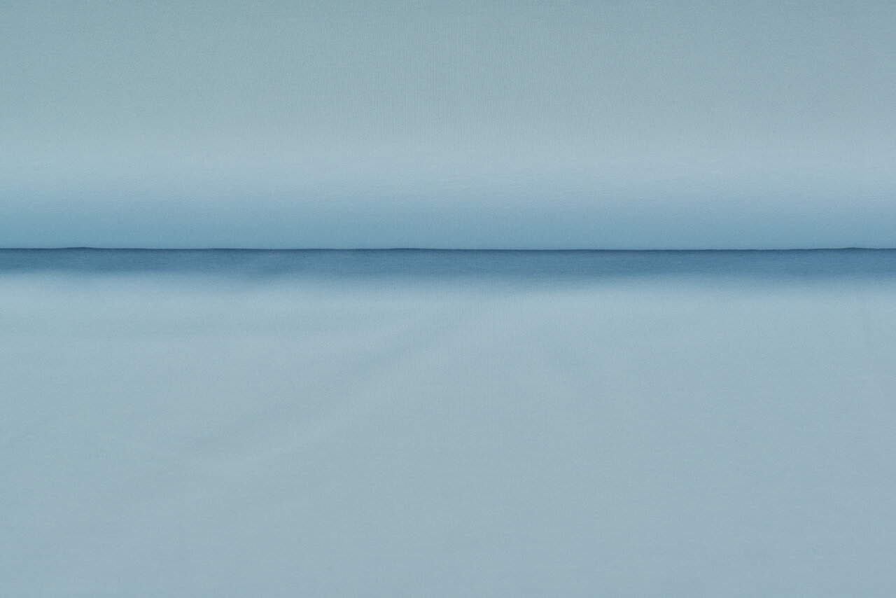 French Terry hellblau