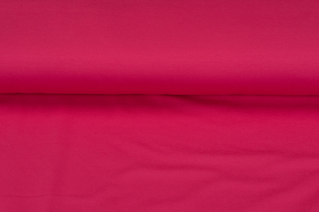 French Terry dunkelrosa