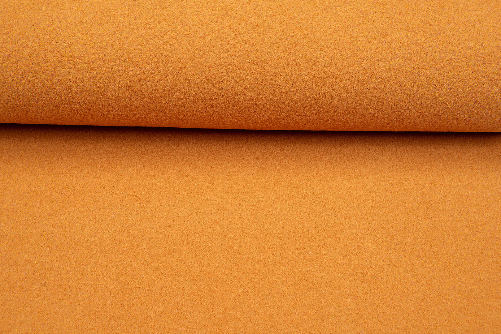 Walkloden donker okergeel