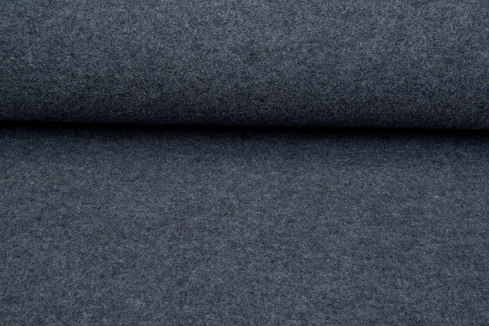 Walkloden dunkelgrau melange