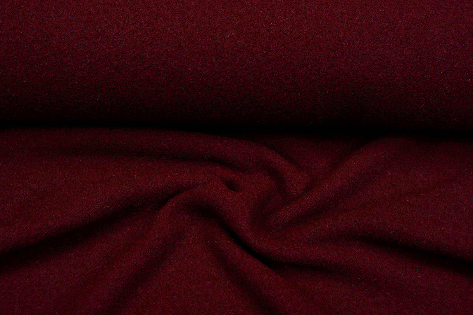 Walkloden donkerrood