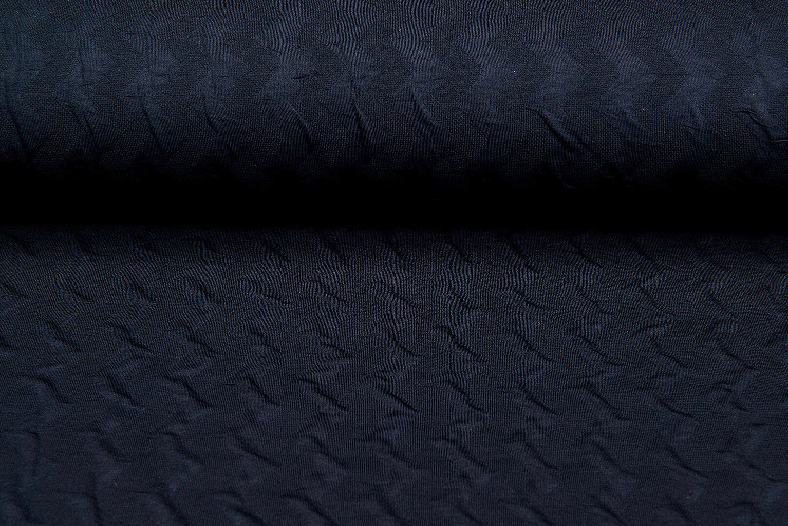 Gebreide Jacquard stof zigzag zwart