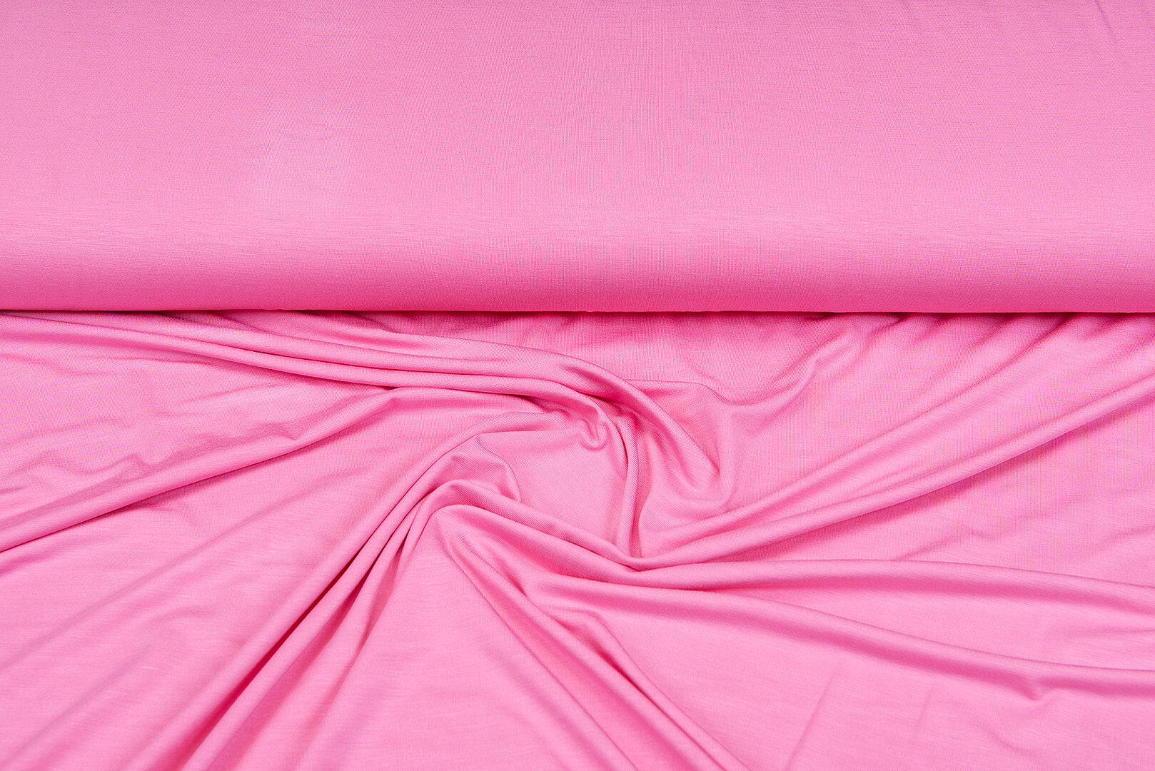 Bamboe Tricot uni roze