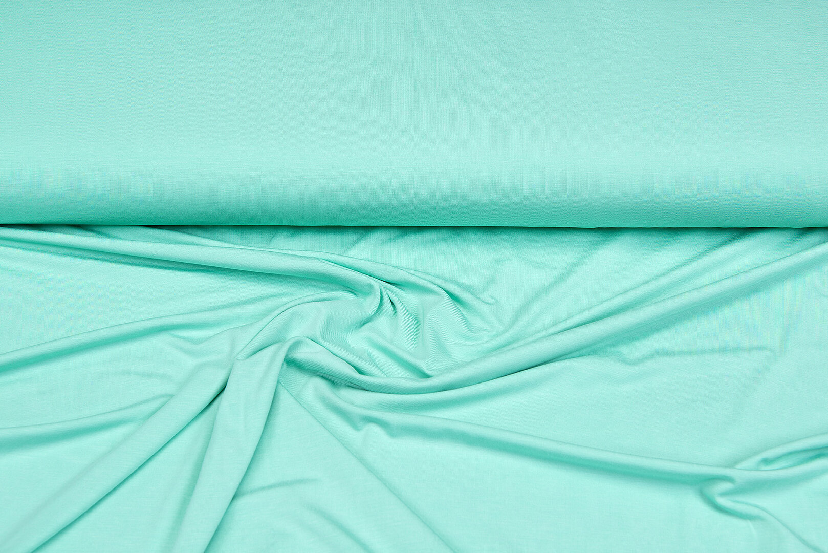 Bamboe Tricot uni mintgroen