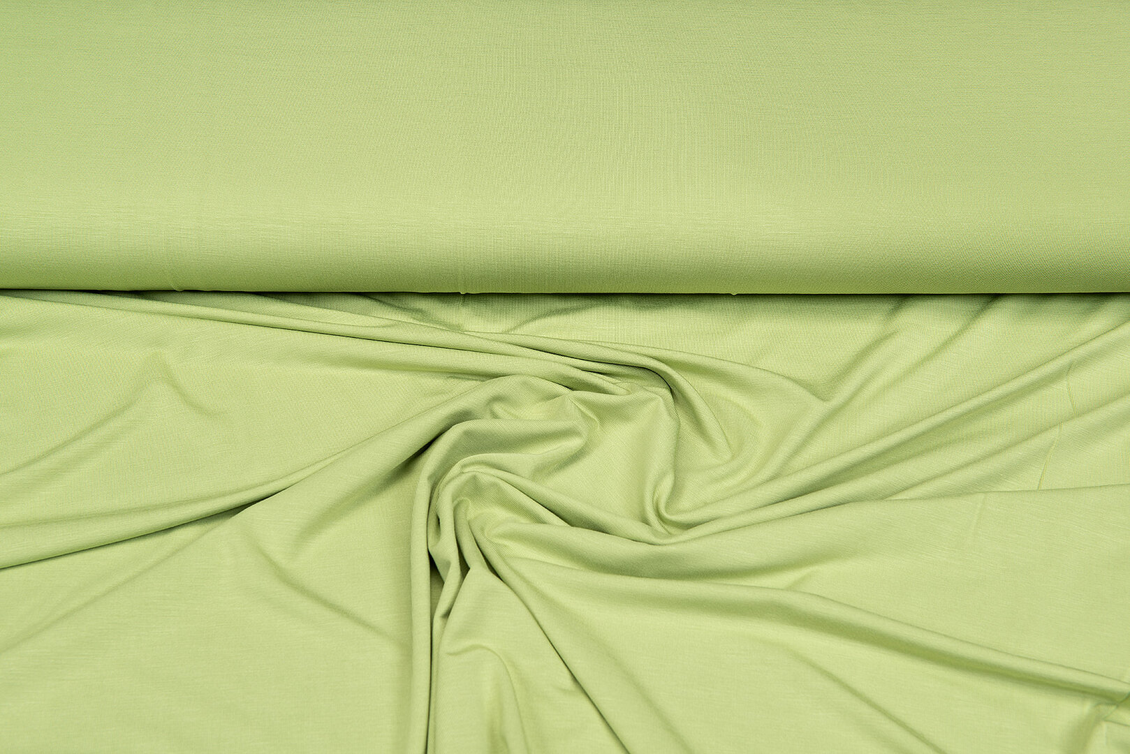 Bamboe Tricot uni pastelgroen