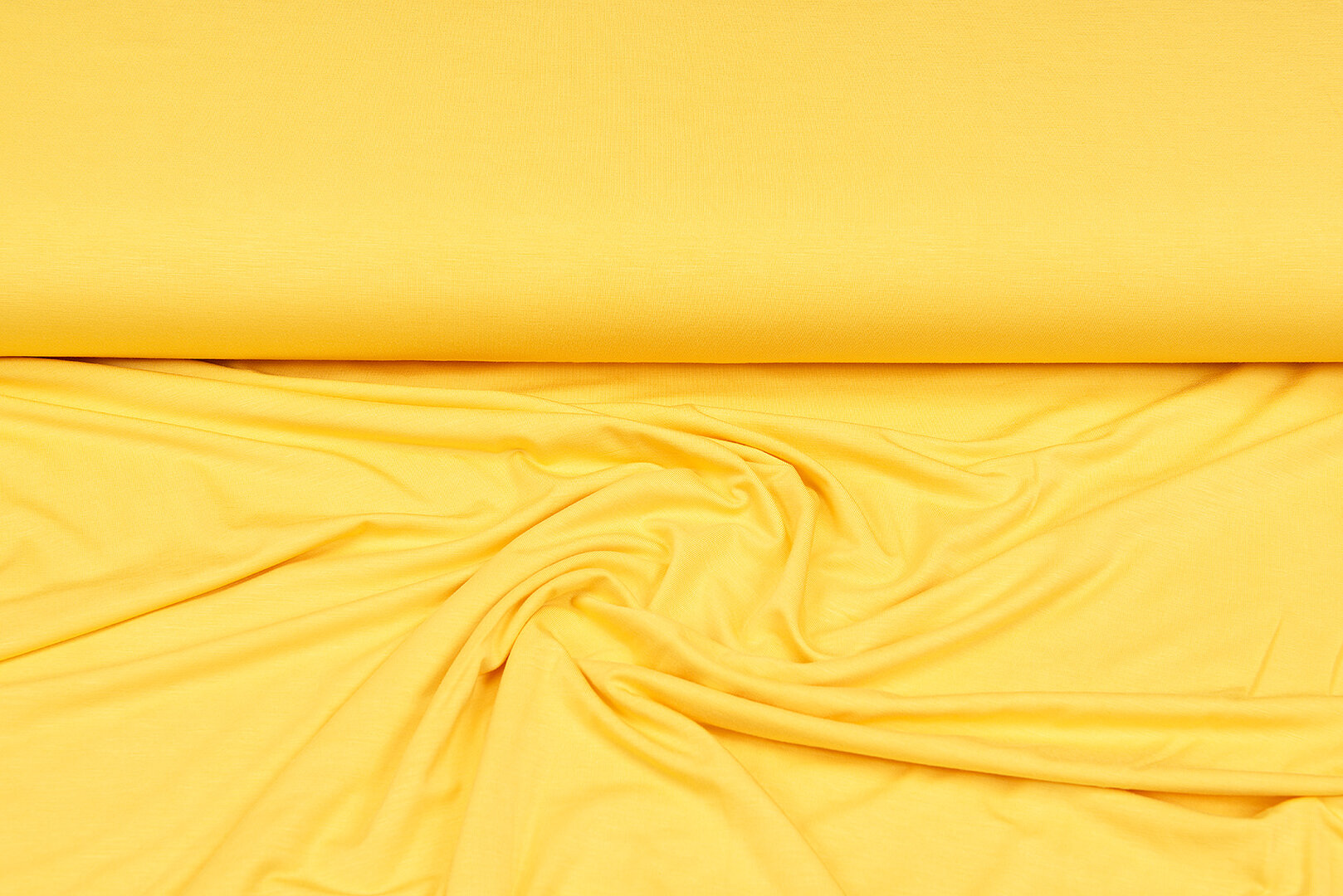 Bamboe Tricot uni geel