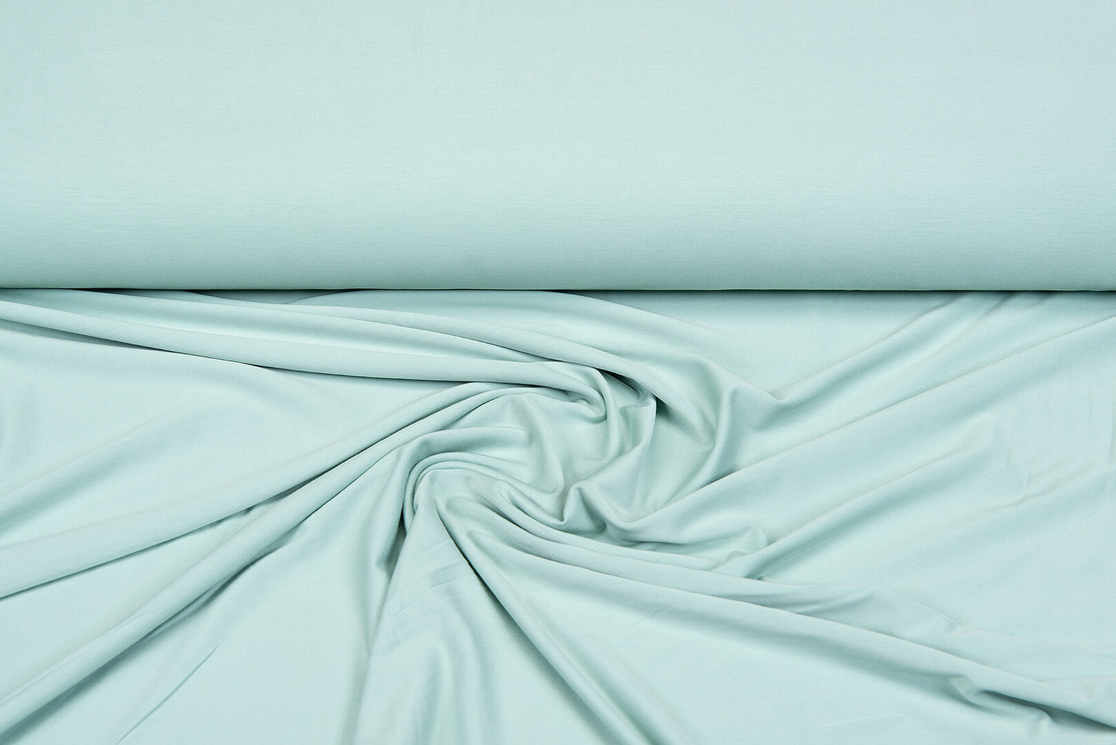 Bamboe Tricot uni pastel mint