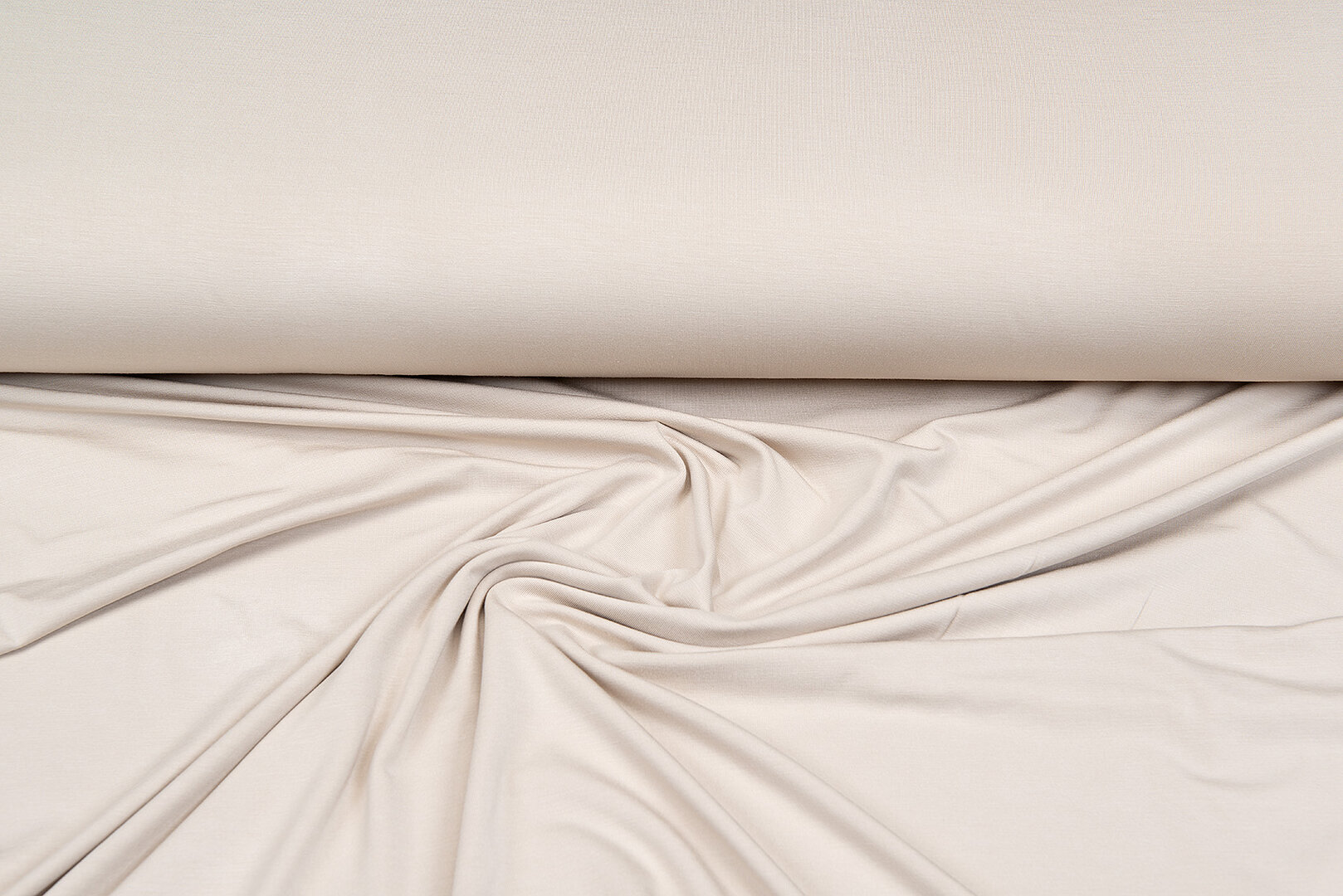 Bamboe Tricot uni zand