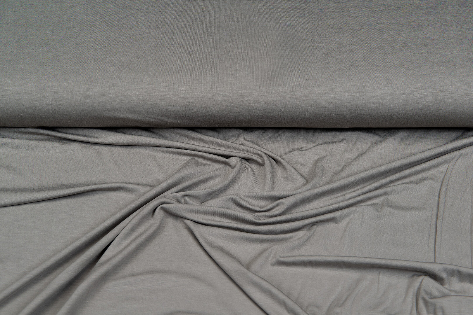 Bamboe Tricot uni lever-grijs