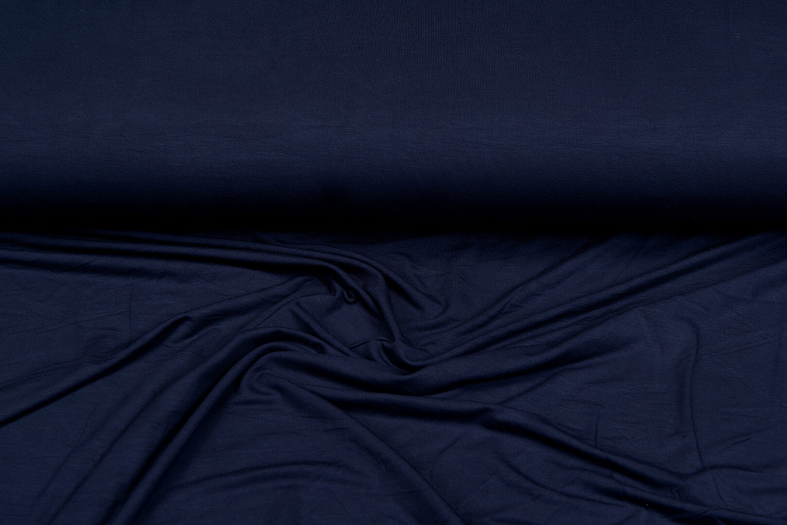 Bamboe Tricot uni donkerblauw