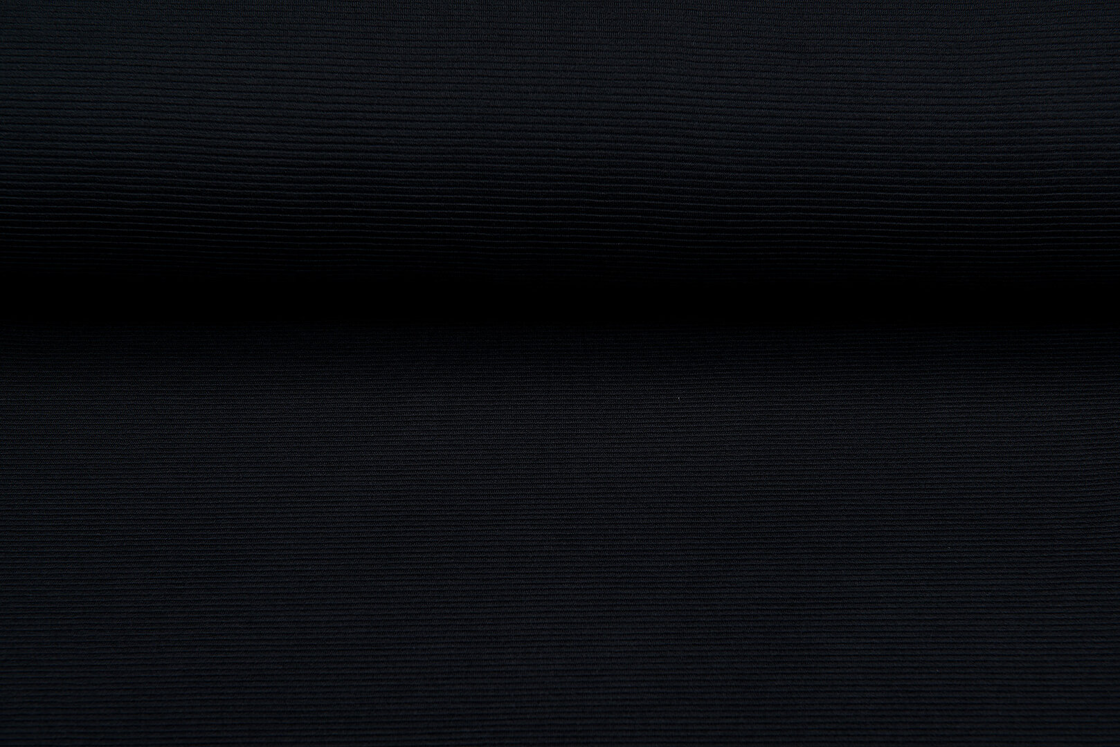 Ottoman Rib jersey zwart