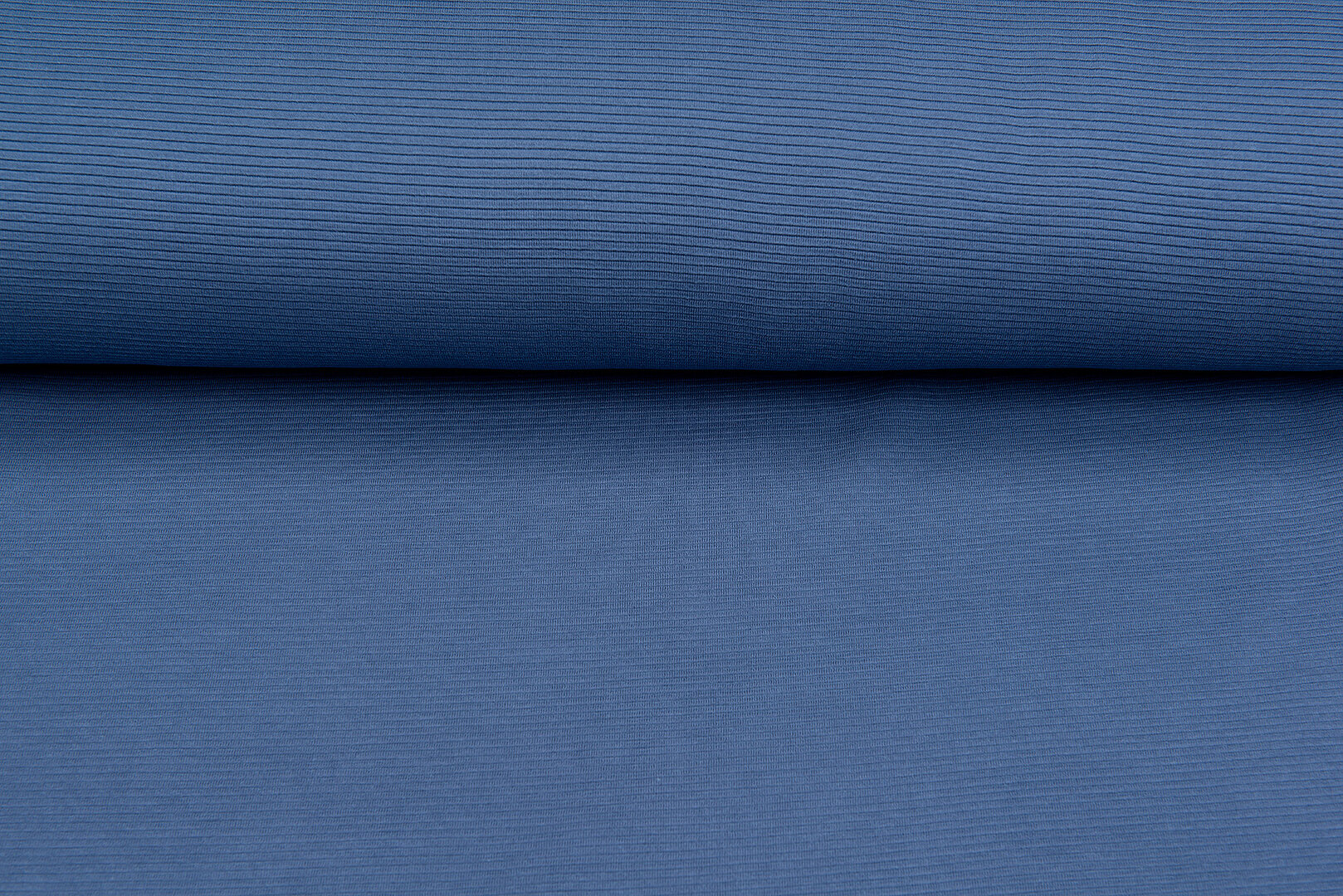 Ottoman Rib jersey metaalblauw