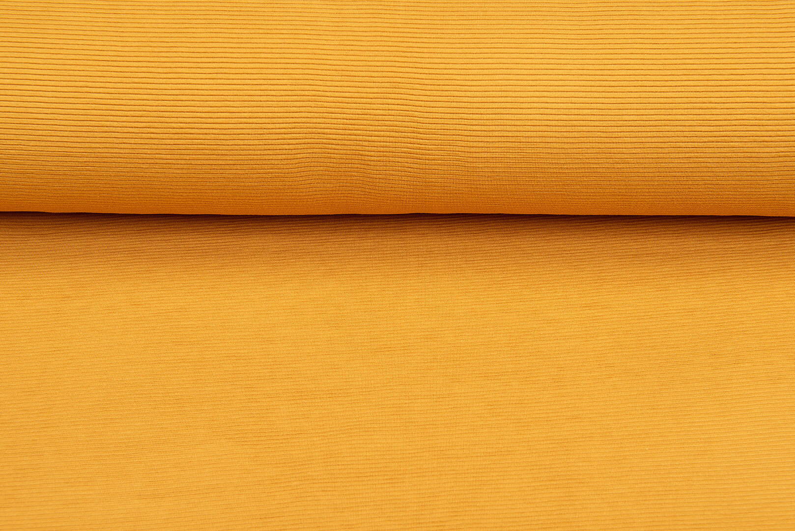 Ottoman Rib jersey okergeel