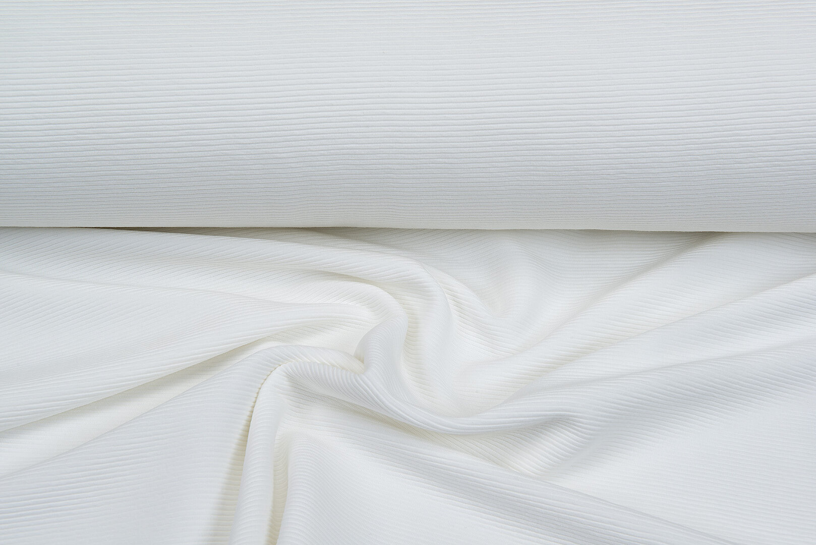 Ottoman Rib jersey ecru