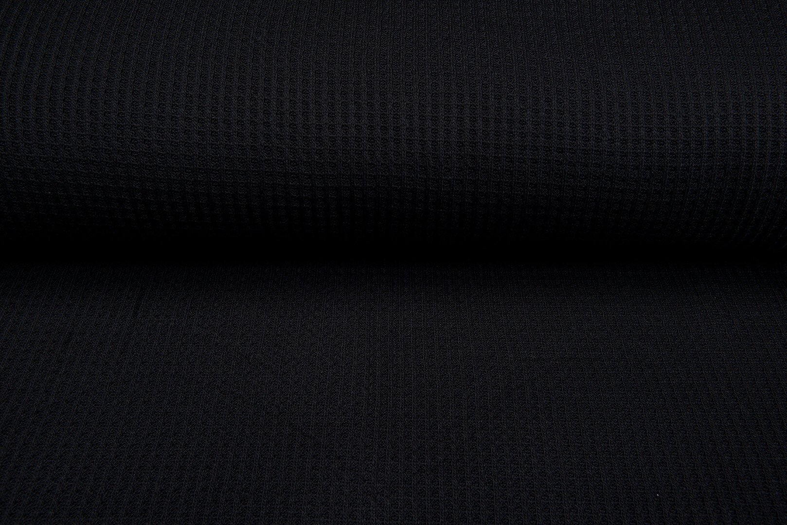 Gebreide wafel big knit zwart