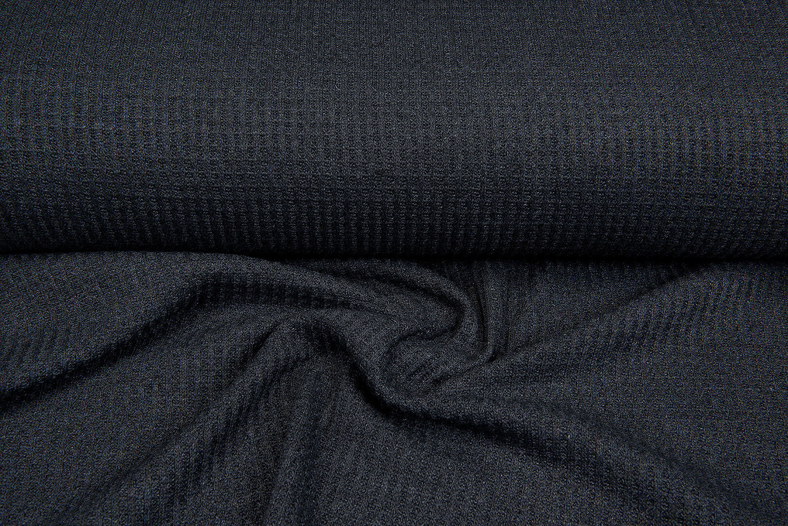 Gebreide wafel big knit antraciet