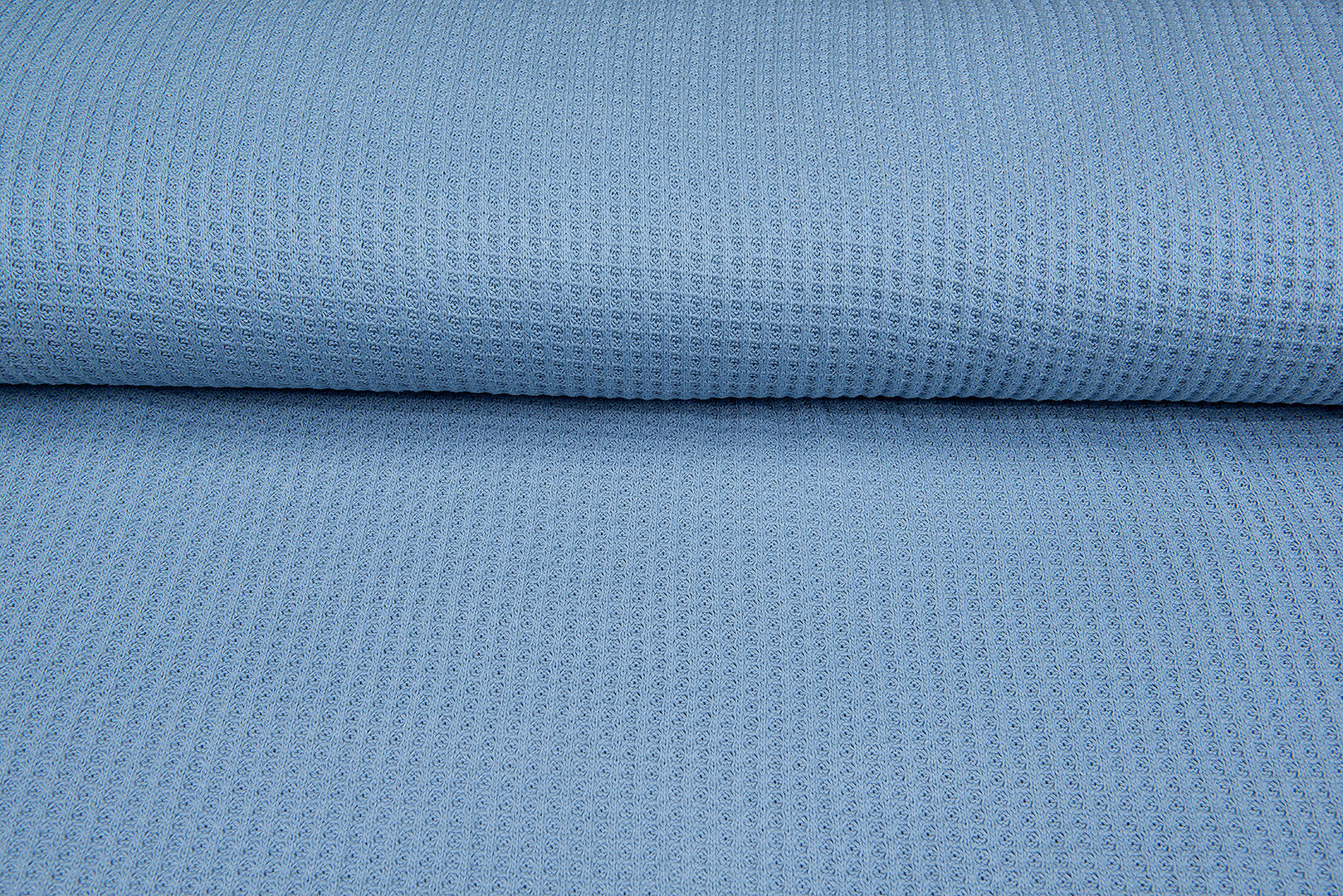 Gebreide wafel big knit blau-mint