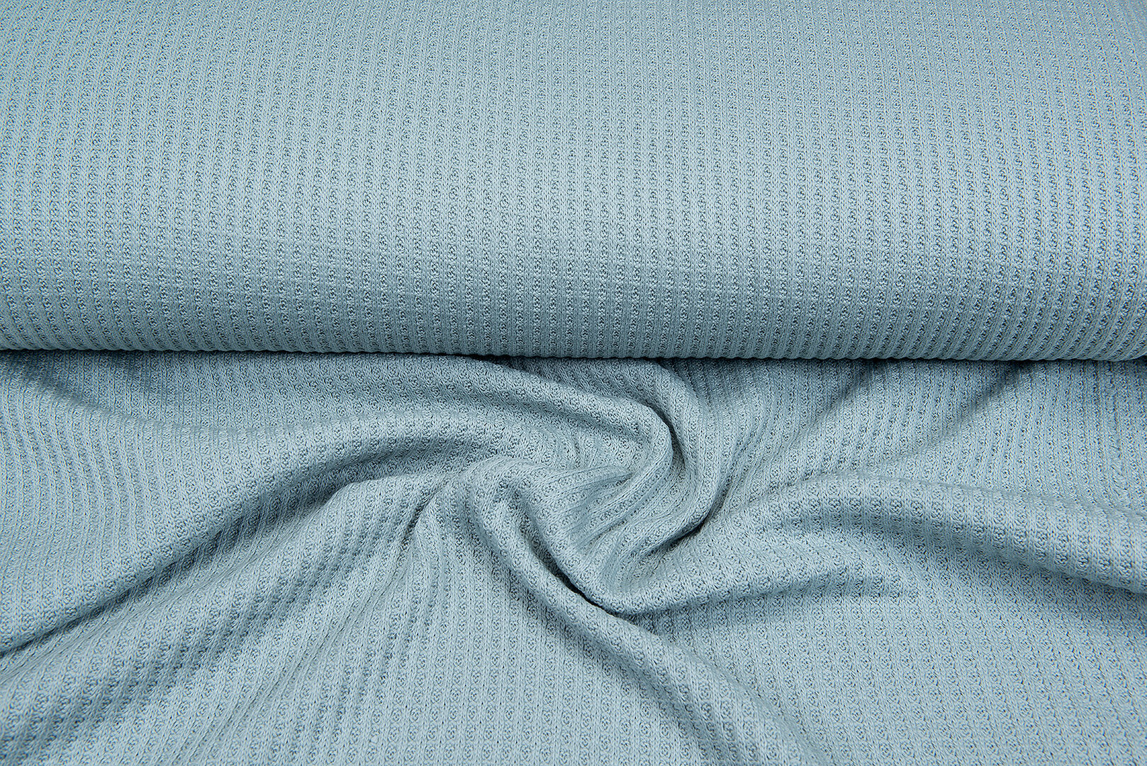 Gebreide wafel big knit donkermint