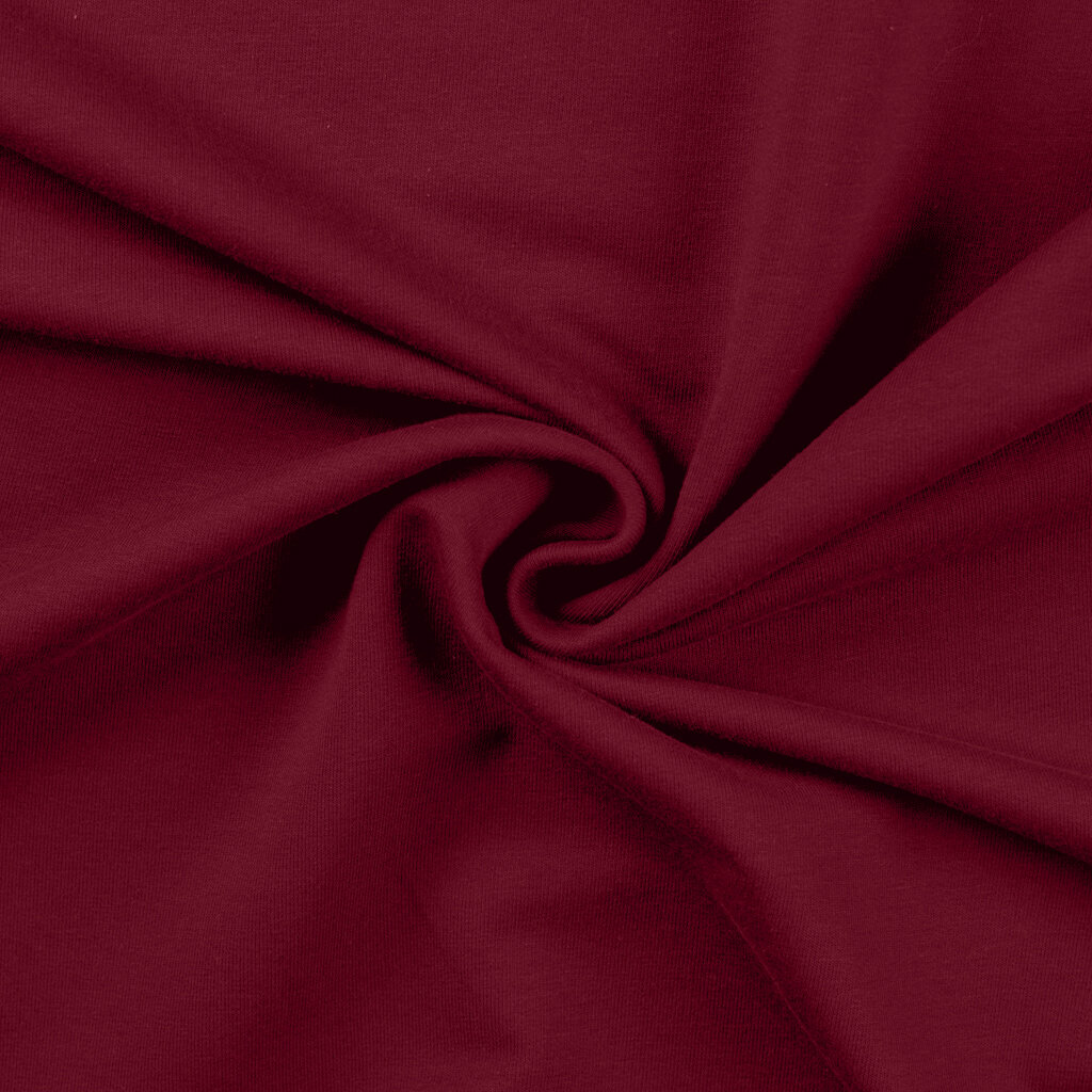 French terry bordeaux