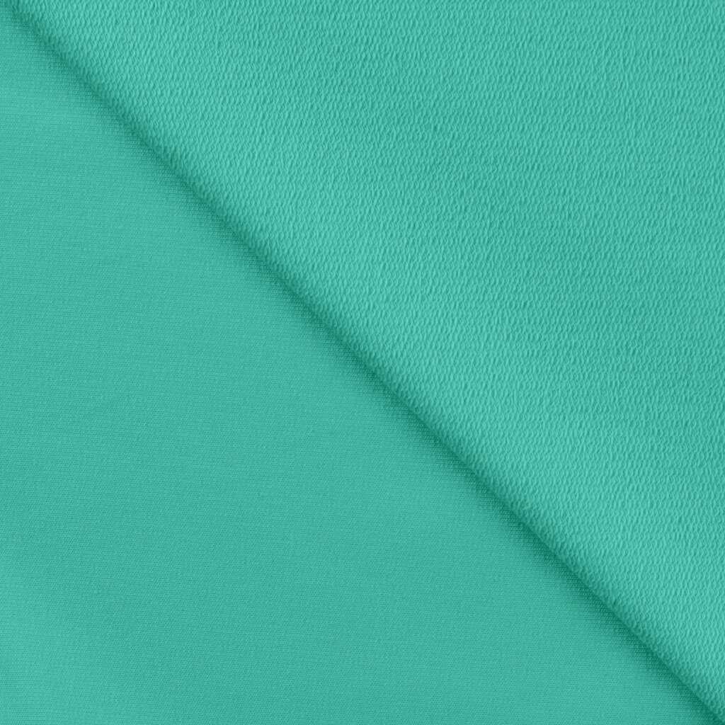 French terry licht emerald