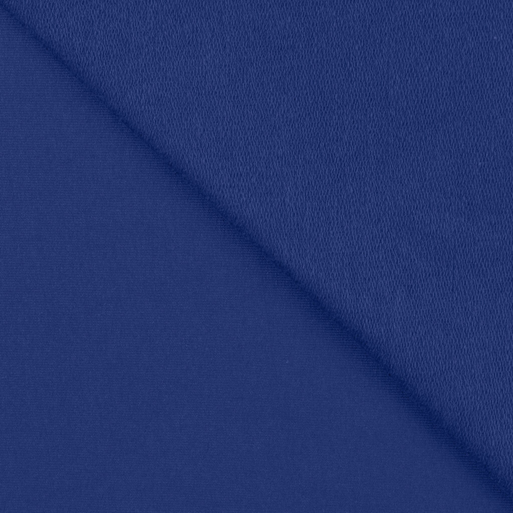 French terry kobaltblauw