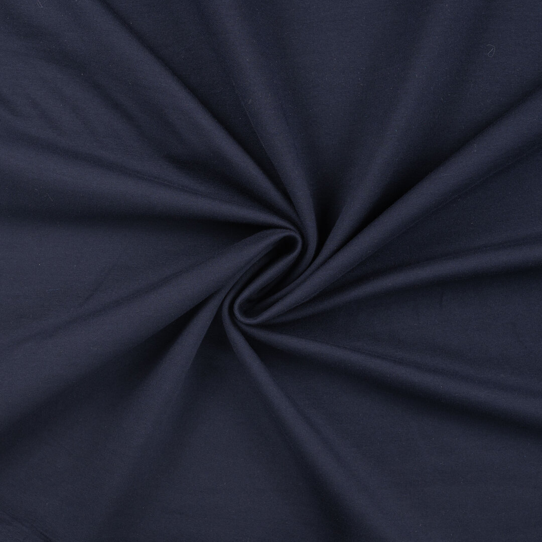 French terry donkerblauw