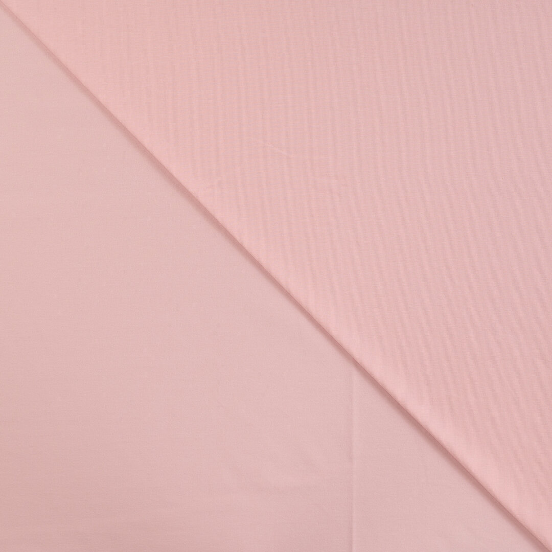 Katoenen tricot licht zalm